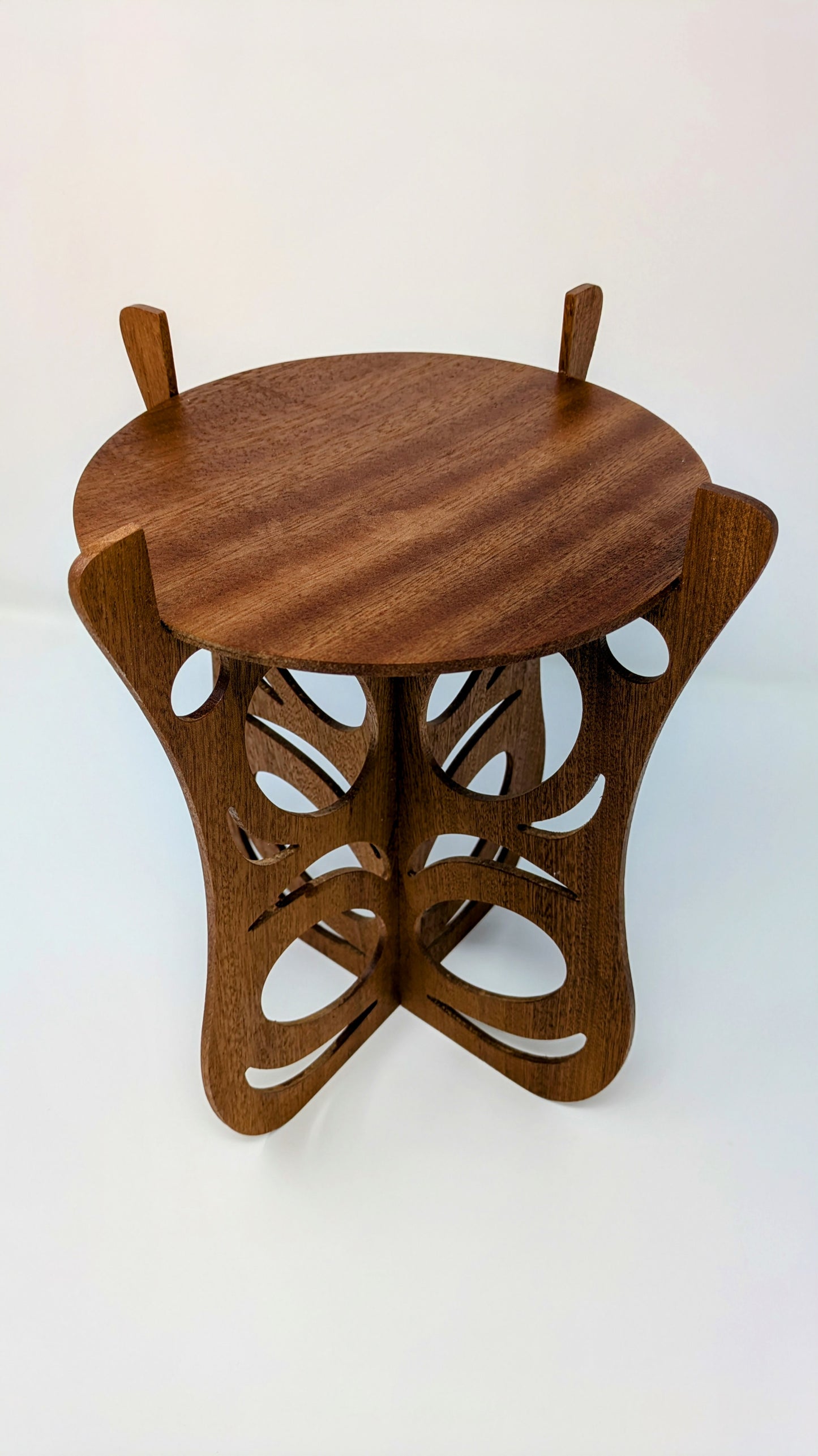 Mahogany Plant Stand
